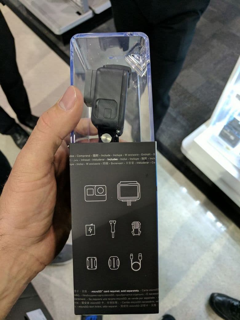 Опубликованы фотографии экшн-камеры GoPro Hero 6 Black, которая сможет записывать видео в разрешении 1080р при 240 к/с