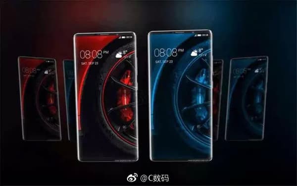 Опубликованы новые изображения смартфона Huawei Mate 10 Pro в красном и синем цветовых вариантах