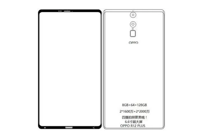 Флагманский смартфон Oppo получит дисплей с крошечными рамками, сдвоенные камеры и 8 ГБ ОЗУ 