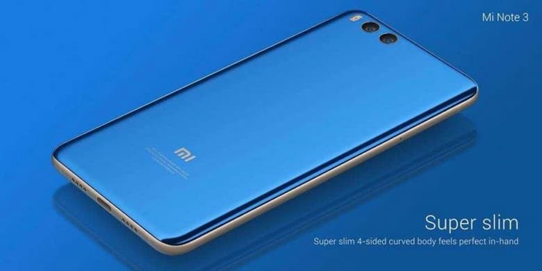 Смартфон Xiaomi Mi Note 3 стоит столько же, сколько Mi 6