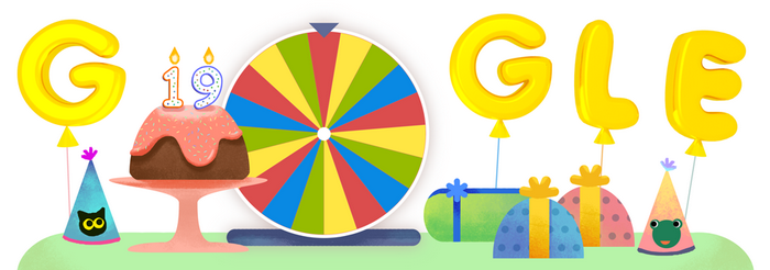 Google отмечает 19-летие