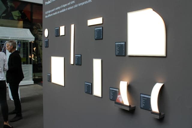 LG Display показала сгибающиеся лампы OLED, которые могут работать более 10 лет