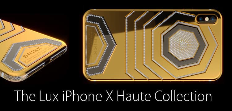 Смартфоны iPhone X, украшенные драгоценными металлами, доступны для предзаказа по цене от $7495 до $69995 