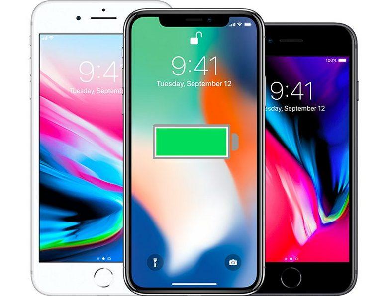 Смартфон iPhone 8, 8 Plus и iPhone X получили улучшенную систему, снижающую производительность при устаревании аккумулятора