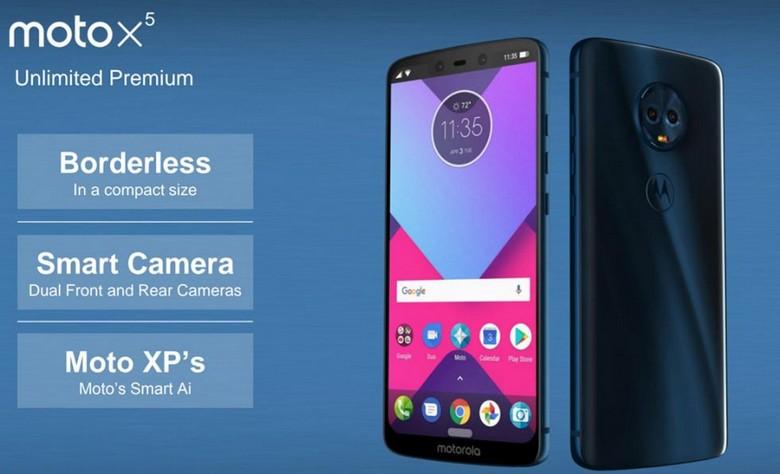 Появились изображения смартфонов Moto X5, Moto G6, G6 Plus и G6 Play