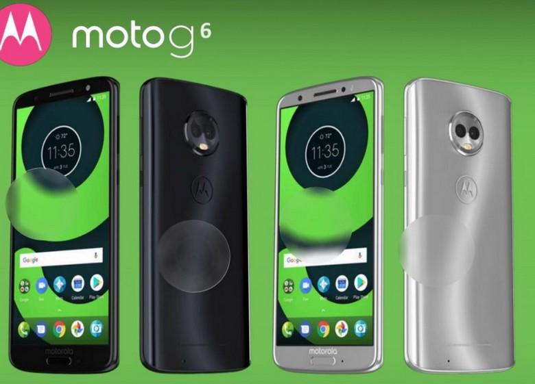Появились изображения смартфонов Moto X5, Moto G6, G6 Plus и G6 Play