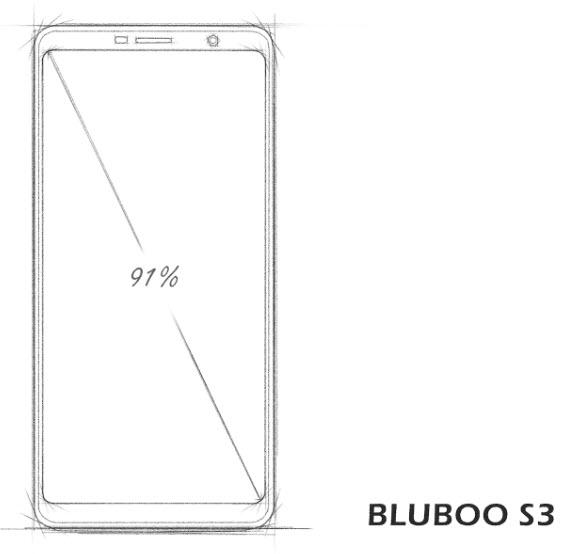 Емкость аккумулятора Bluboo S3 составляет 8500 мА•ч при толщине корпуса 11,2 мм