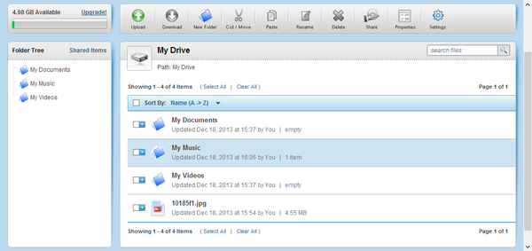 Интерфейс FlipDrive