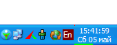 Рабочее окно 1st Clock