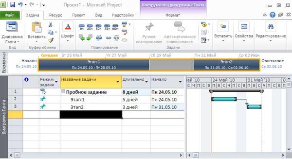 Microsoft Project 2010