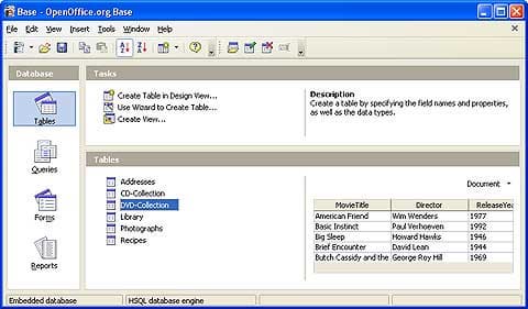 OpenOffice.org Base