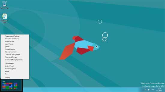 Скриншот Windows 8 Consumer Preview