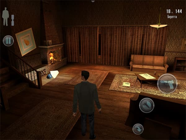 Max Payne Mobile на iPad Max Payne Mobile на iPad