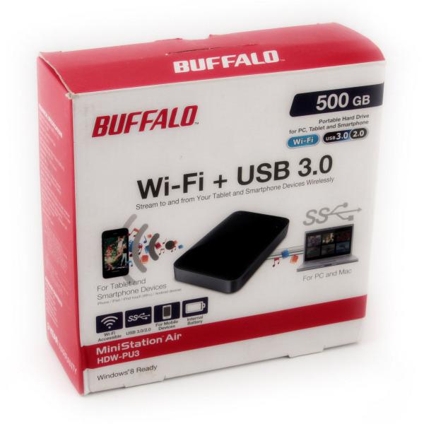 Упаковка Buffalo MiniStation Air Упаковка Buffalo MiniStation Air