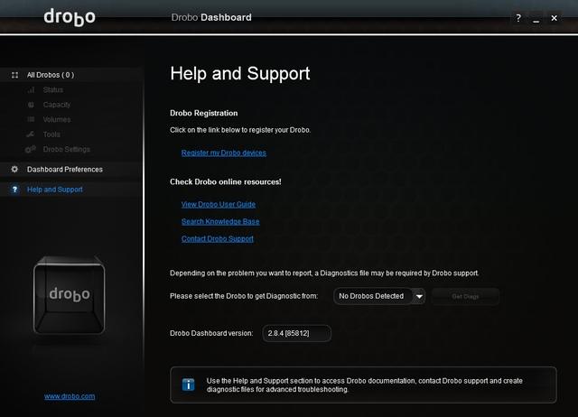 Drobo Dashboard Drobo Dashboard