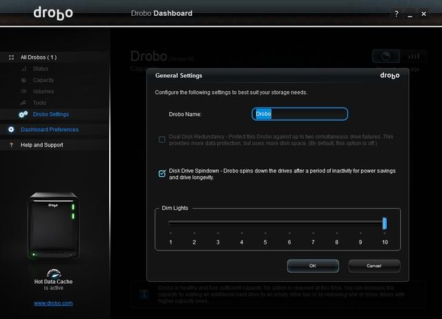 Drobo Dashboard Drobo Dashboard