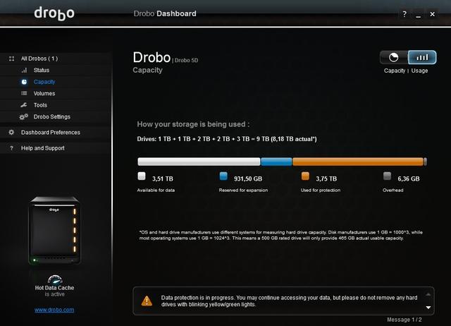 Drobo Dashboard Drobo Dashboard