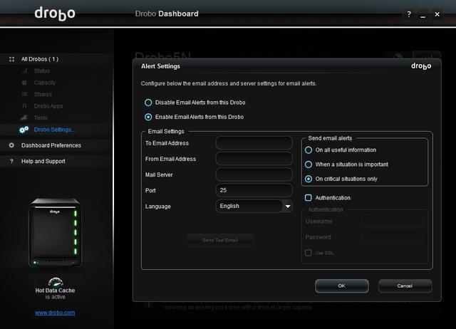 Drobo Dashboard Drobo Dashboard