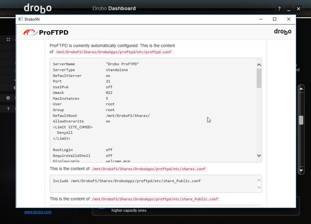 Drobo Dashboard Drobo Dashboard