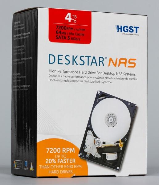 Внешний вид упаковки HGST Deskstar NAS Внешний вид упаковки HGST Deskstar NAS
