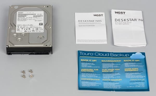 Комплект поставки HGST Deskstar NAS Комплект поставки HGST Deskstar NAS