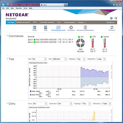 Настройка Netgear ReadyNAS 312 Настройка Netgear ReadyNAS 312