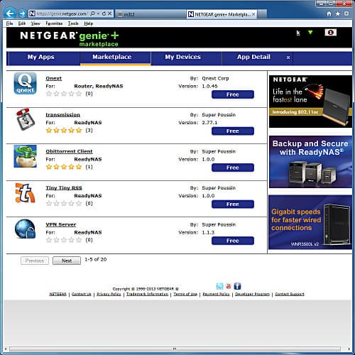 Настройка Netgear ReadyNAS 312 Настройка Netgear ReadyNAS 312