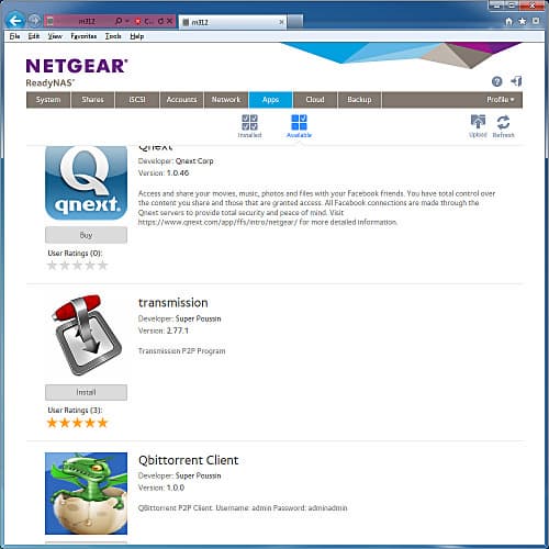 Настройка Netgear ReadyNAS 312 Настройка Netgear ReadyNAS 312