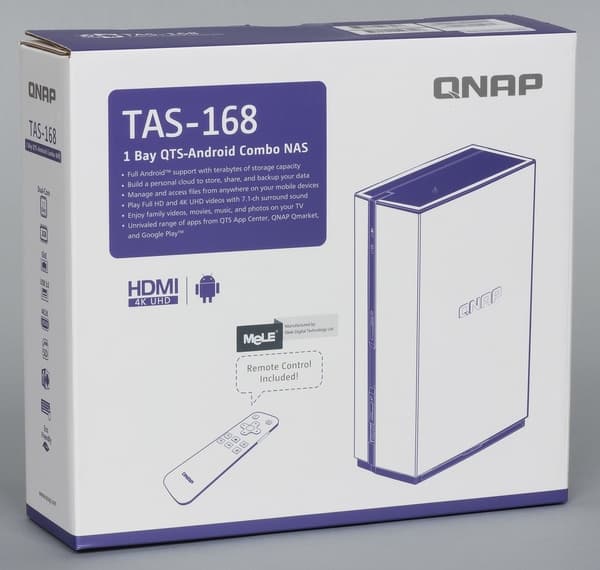 Упаковка QNAP TAS-168 Упаковка QNAP TAS-168