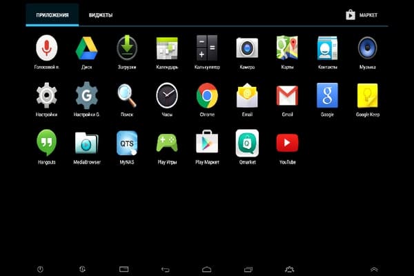 Интерфейс Android в QNAP TAS-168 Интерфейс Android в QNAP TAS-168