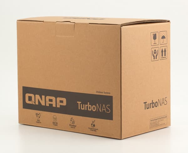 Упаковка сетевого накопителя QNAP TS-119P+ Упаковка сетевого накопителя QNAP TS-119P+
