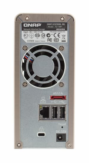 Внешний вид сетевого накопителя QNAP TS-119P+ Внешний вид сетевого накопителя QNAP TS-119P+