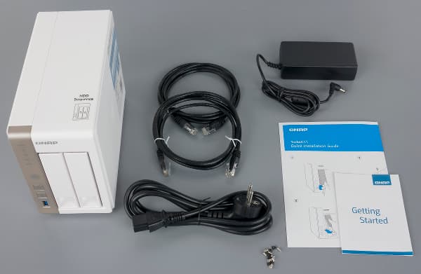 Комплект поставки QNAP TS-251 Комплект поставки QNAP TS-251