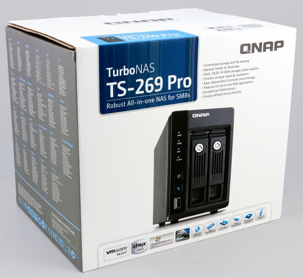 Упаковка QNAP TS-269 Pro Упаковка QNAP TS-269 Pro