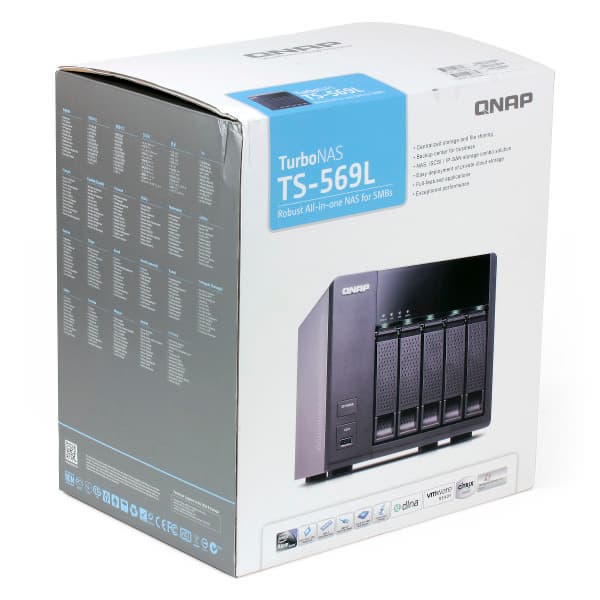 Упаковка QNAP TS-569L Упаковка QNAP TS-569L