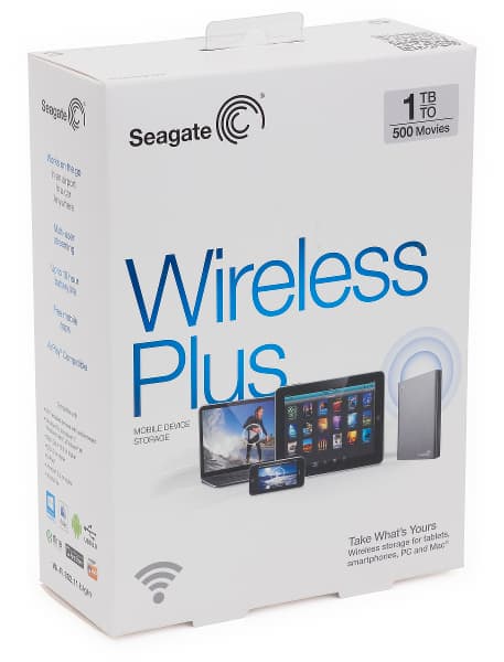 Упаковка Seagate Wireless Plus Упаковка Seagate Wireless Plus