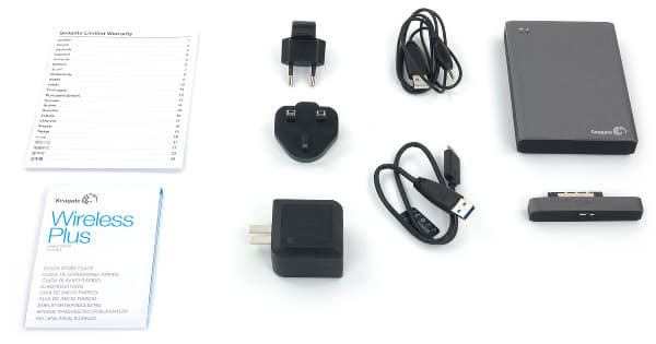 Комплект поставки Seagate Wireless Plus Комплект поставки Seagate Wireless Plus
