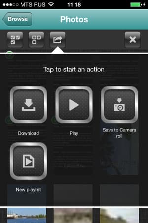 Seagate Media на смартфоне с iOS Seagate Media на смартфоне с iOS