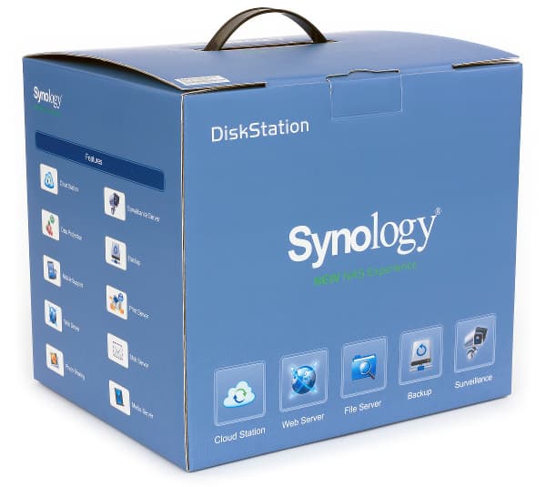 Упаковка Synology DS415+ Упаковка Synology DS415+