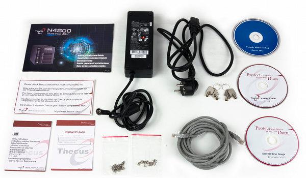 Комплект поставки Thecus N4800 Комплект поставки Thecus N4800