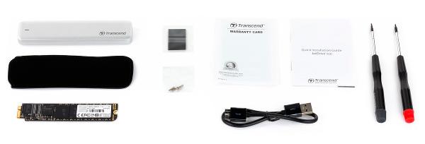 Комплект поставки Transcend JetDrive 500 Комплект поставки Transcend JetDrive 500