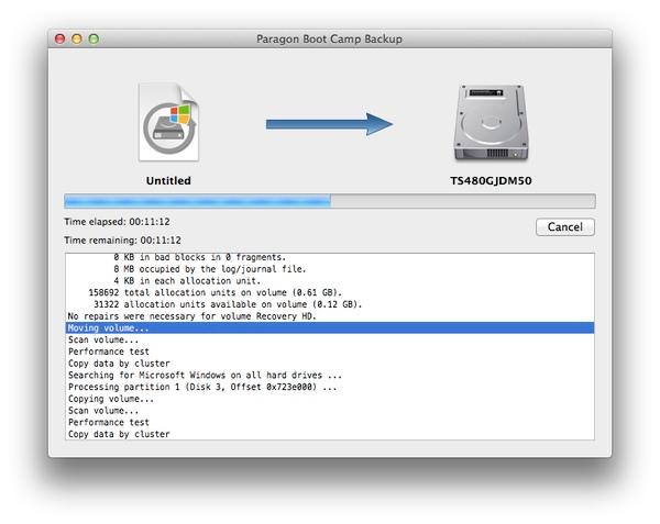 Утилита Boot Camp Backup Утилита Boot Camp Backup