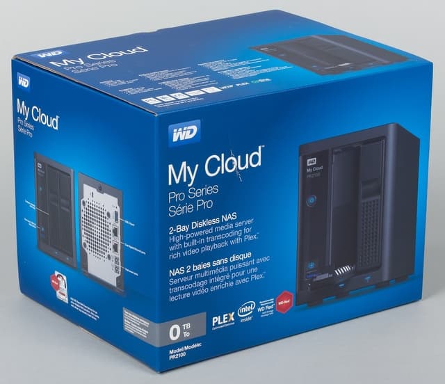 Упаковка сетевого накопителя WD My Cloud PR2100 Упаковка сетевого накопителя WD My Cloud PR2100