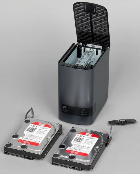 Конструкция сетевого накопителя WD My Cloud EX2 Ultra Конструкция сетевого накопителя WD My Cloud EX2 Ultra