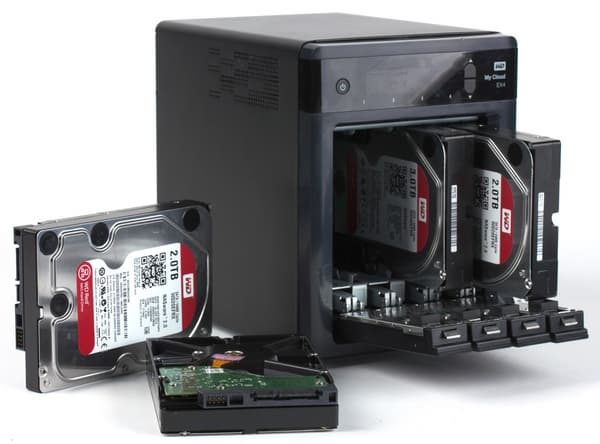 Внешний вид WD My Cloud EX4