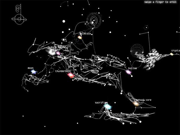 Приложение Bjork Biophilia App для iPad