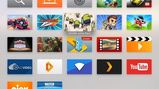 Интерфейс Apple TV 4 поколения 2015 Интерфейс Apple TV 4 поколения 2015