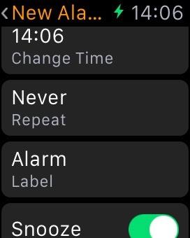 Скриншот с умных часов Apple Watch