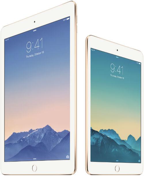 iPad Air 2 и iPad mini 3
