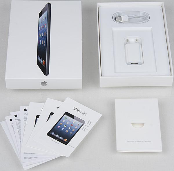 Коробка и комплектация iPad mini